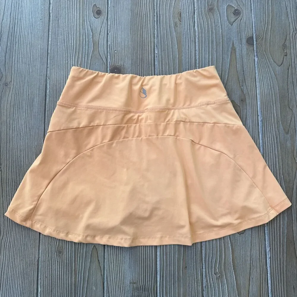 Icy Zone Women’s Golden Yellow Tennis Skirt Skort Casual Activewear - Small